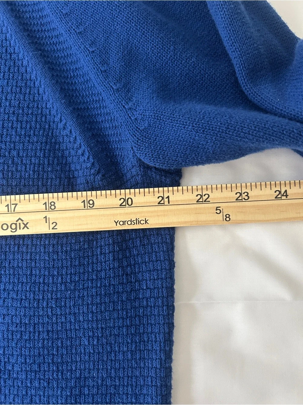 Cutter & Buck Sweater Men's L Royal Blue 100% Cotton Golf Classic Fall Essential